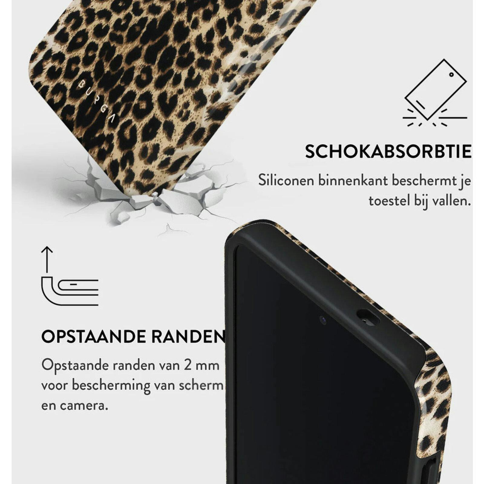 Burga Samsung Galaxy S25 Fashion Hoesje Leopard