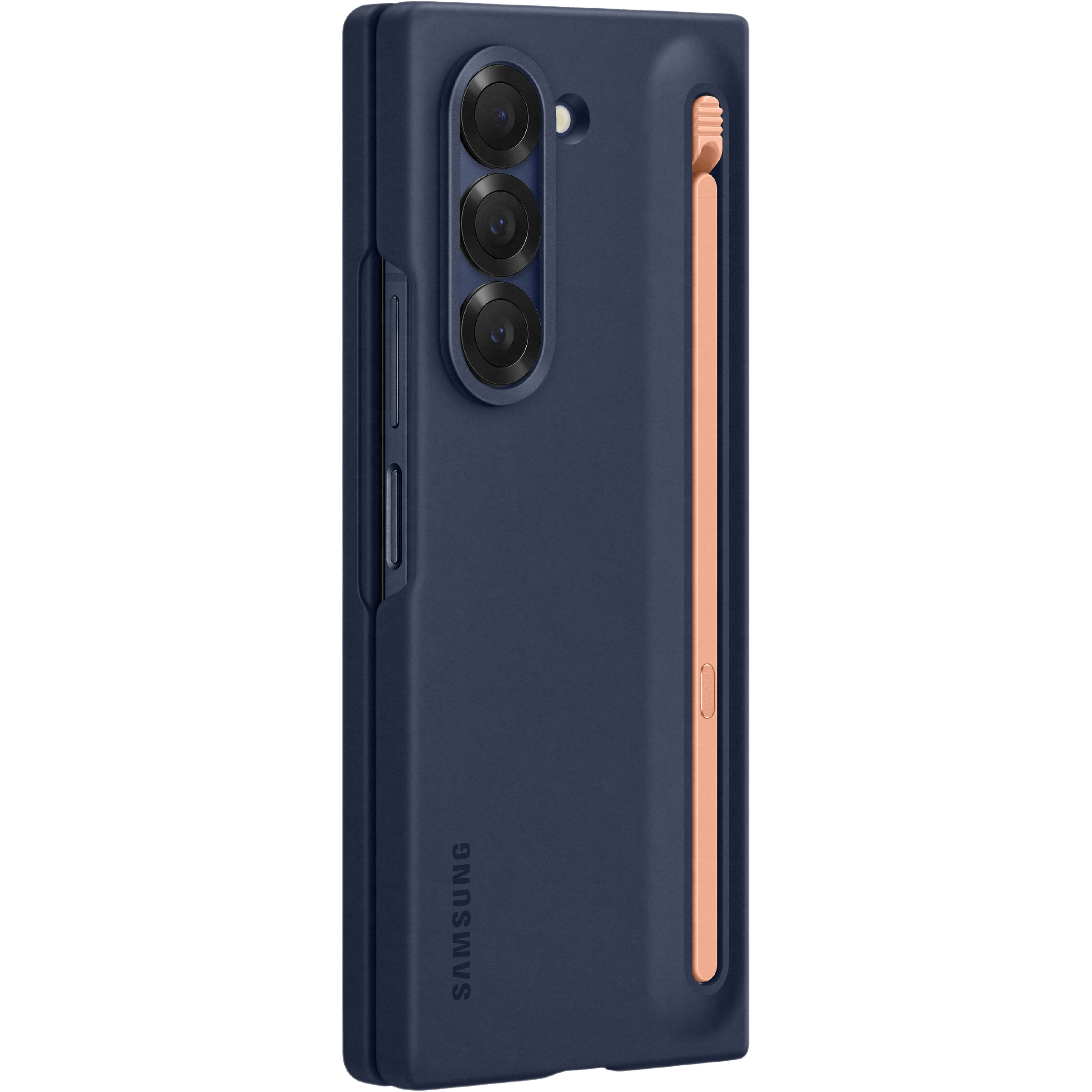 Samsung Galaxy Z Fold6 S Pen Hoesje Navy - Zijkant