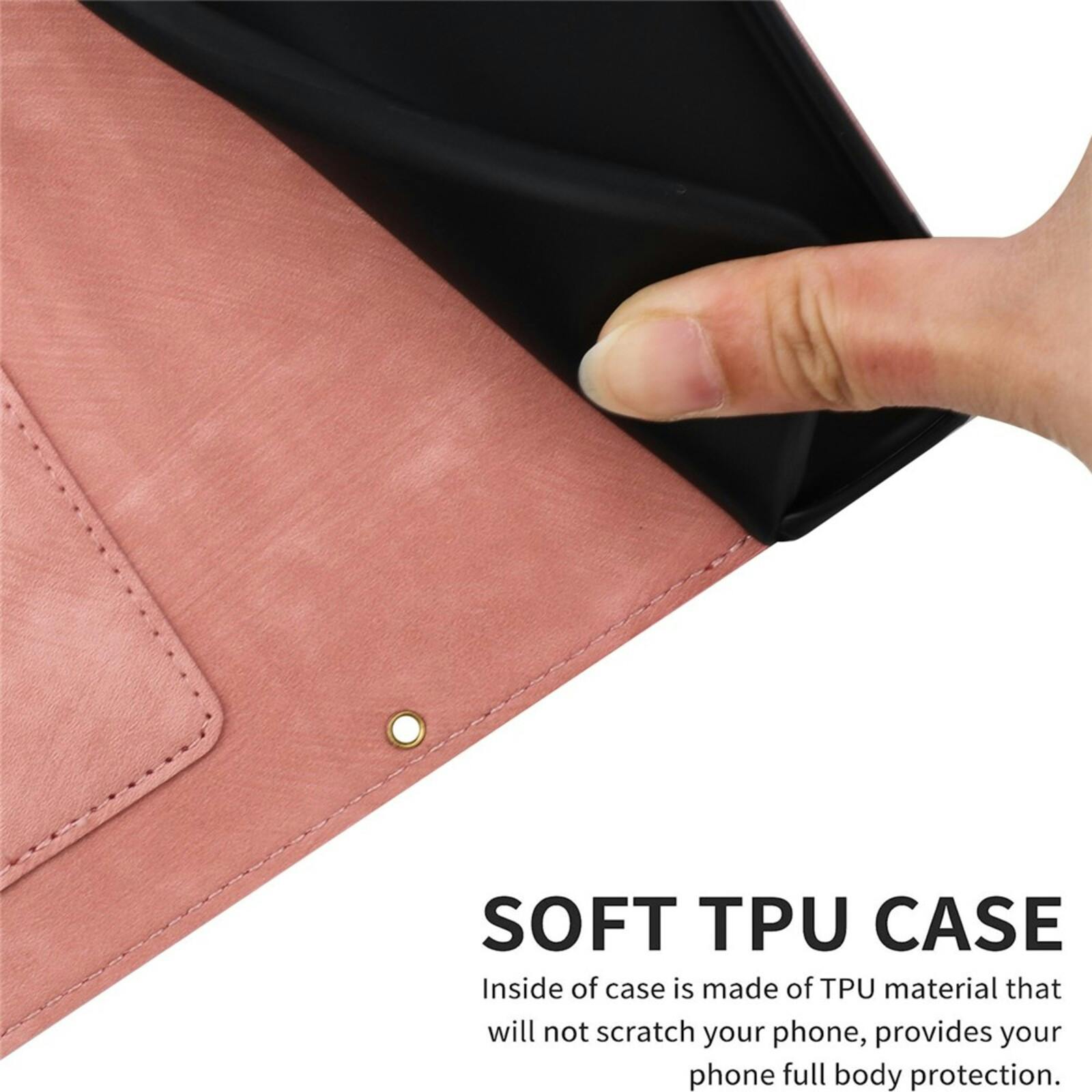 Mocaa Samsung Galaxy S26 Ultra Floral Series Bookcase Roze