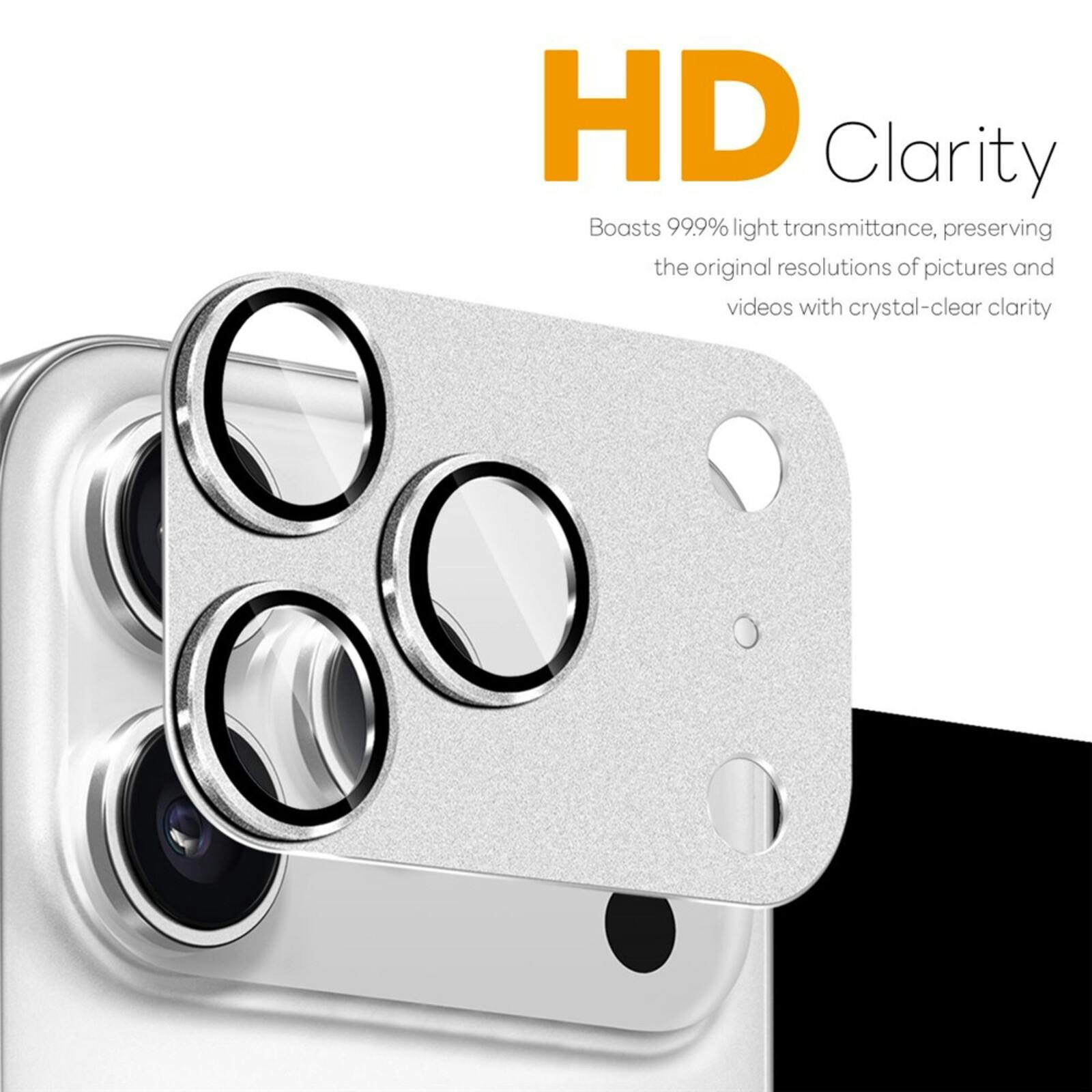 Northjo iPhone 17 Pro Full Cover Camera Protector Zilver