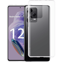 Just in Case Redmi Note 12 Pro Siliconen (TPU) Hoesje Transparant - Voorkant