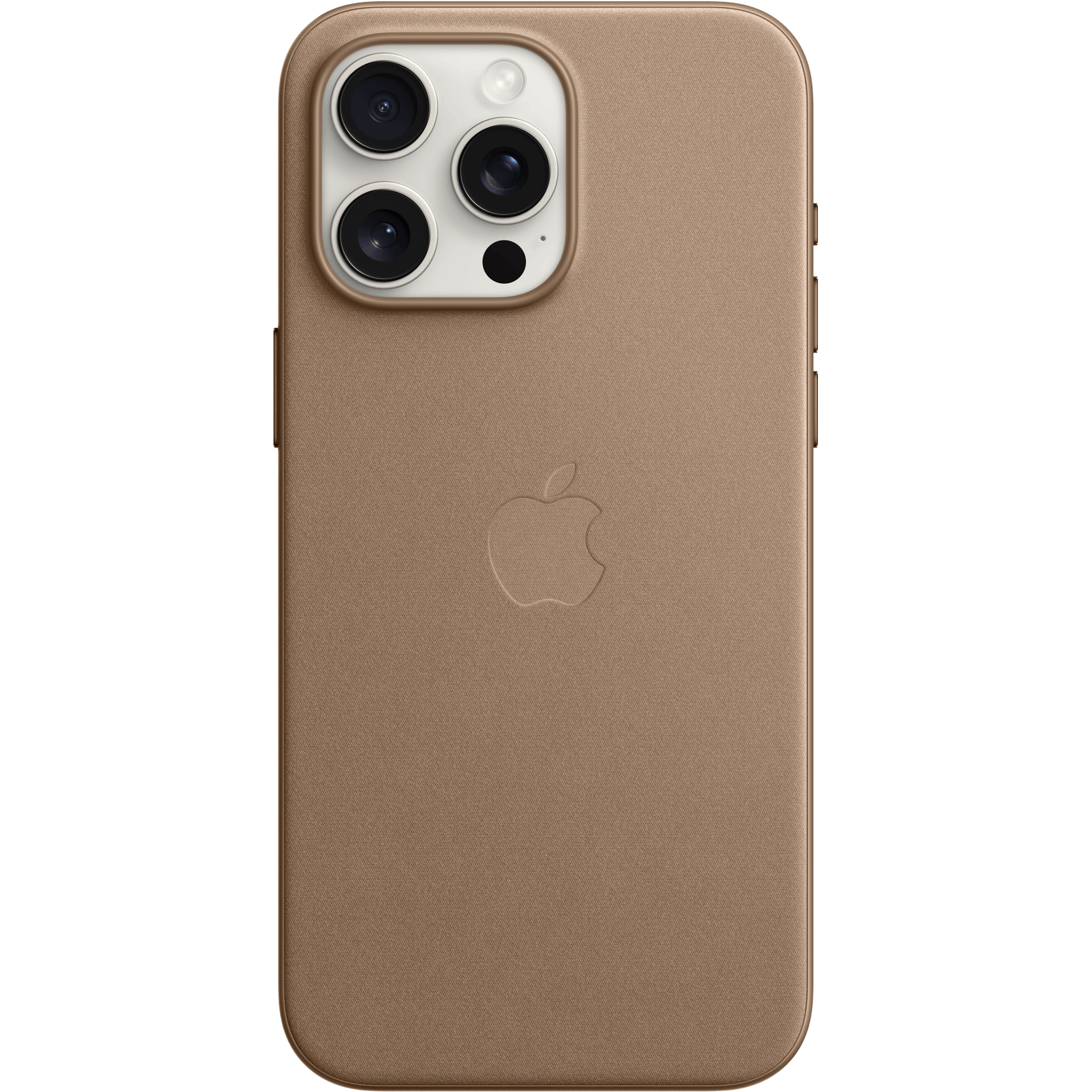 Apple iPhone 15 Pro Max FineWoven MagSafe Hoesje Taupe - Achterkant