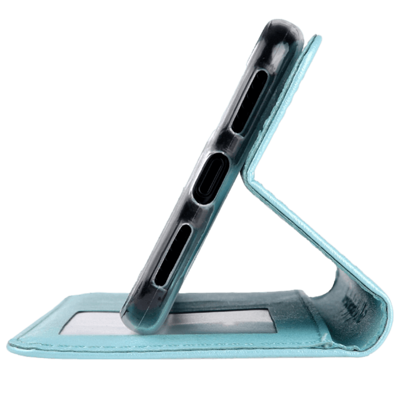 CMAI2 iPhone Xs / X Silk Series Slank Bookcase Hoesjegroen Blauw