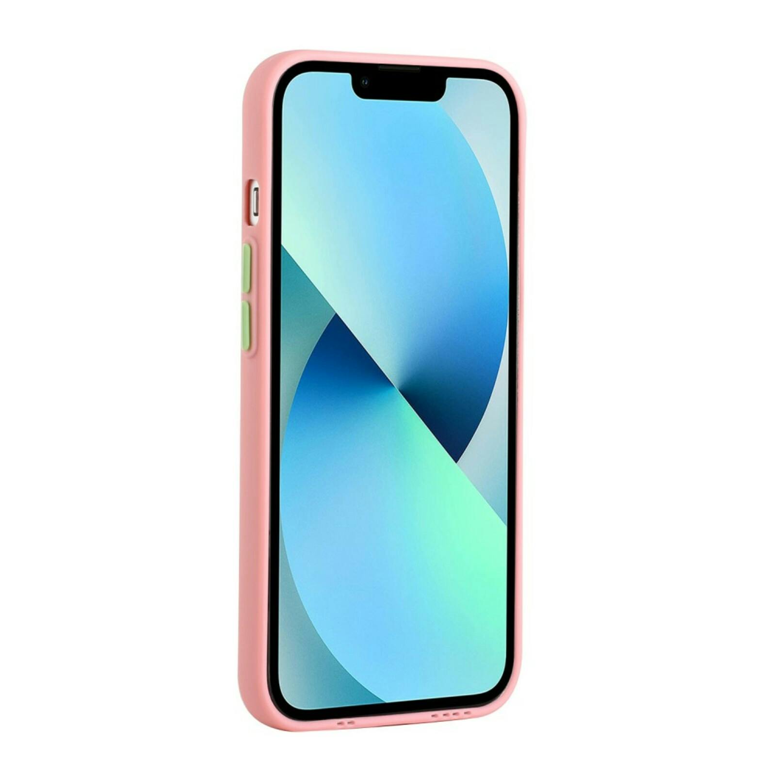 CaseBody iPhone 13 Telefoonhoesje met Kaarthouder Roze
