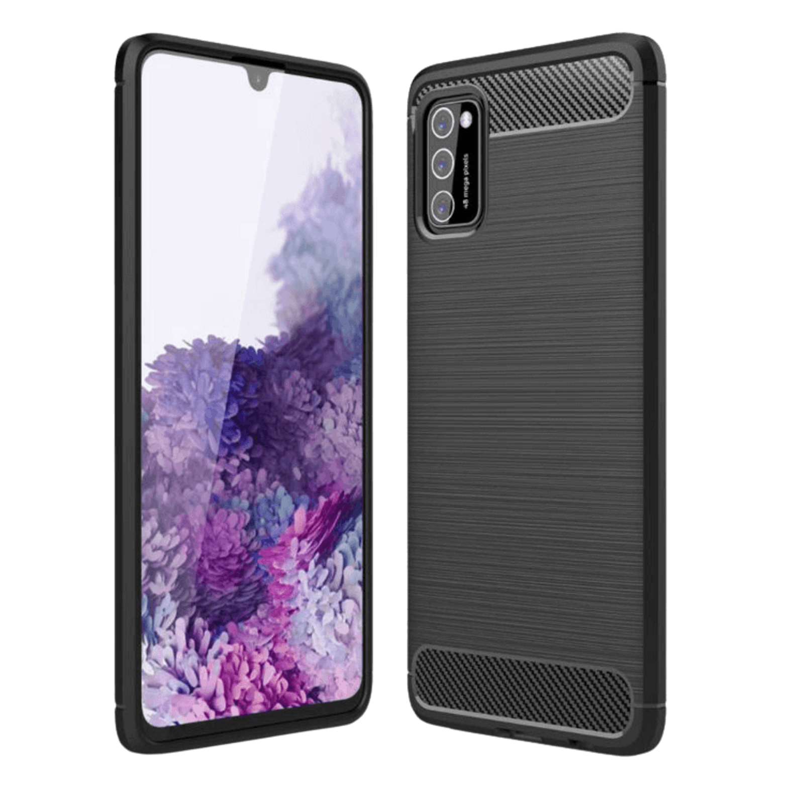 Mocaa Samsung Galaxy A41 Hoesje Schokbestendig Slank Zwart