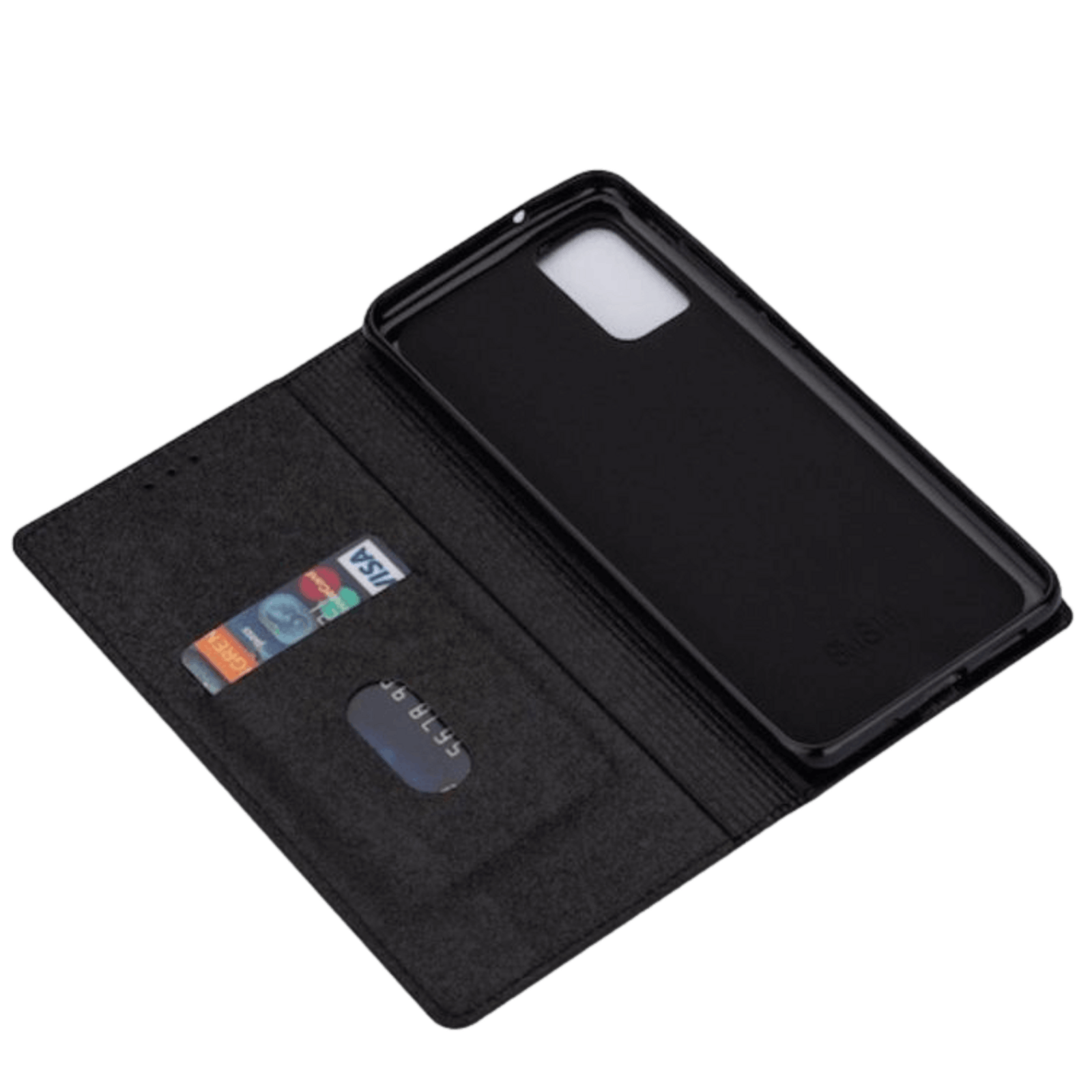 Comfycase Samsung Galaxy S20 Flash Powder Slim-Fit Flipcover Zwart