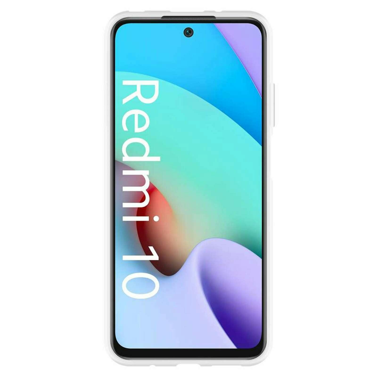 Just in Case Redmi 10 2022 Siliconen (TPU) Hoesje Transparant