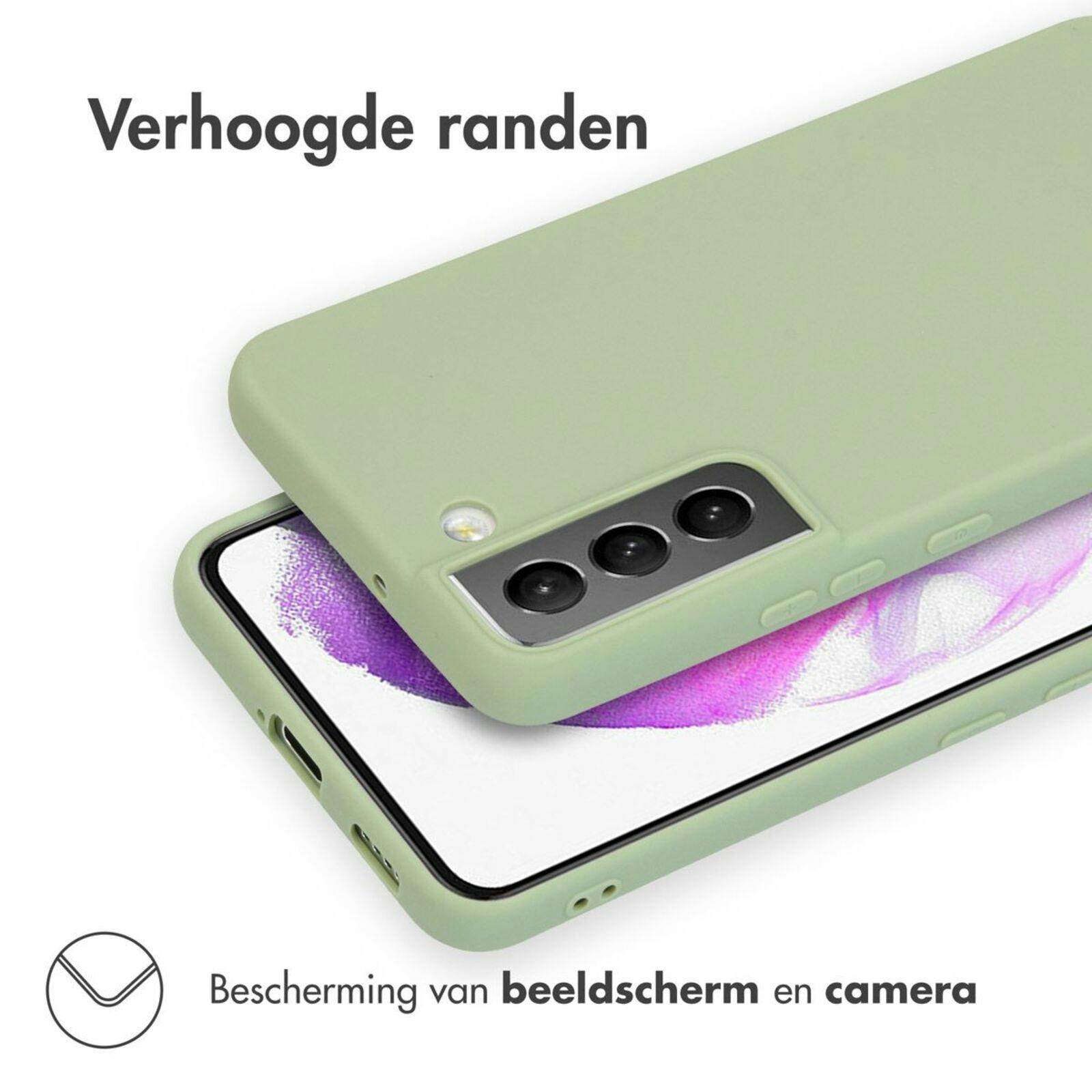 Kees Galaxy S22 Telefoonhoesje Olijfgroen