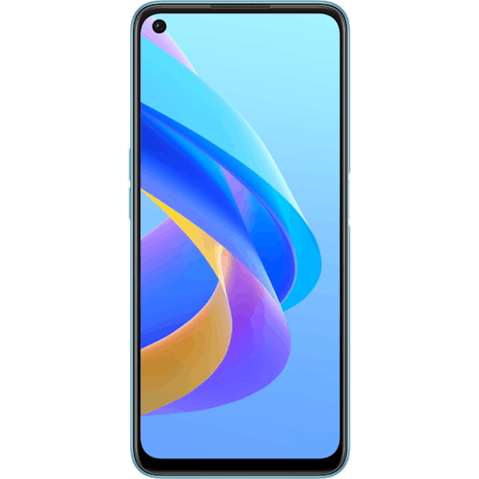 OPPO A76 Glowing Blue - Voorkant