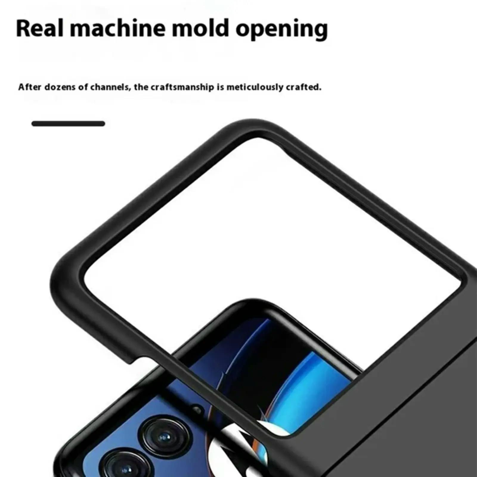 CaseBody Motorola Razr 60 Slim-Fit Beschermhoesje Zwart