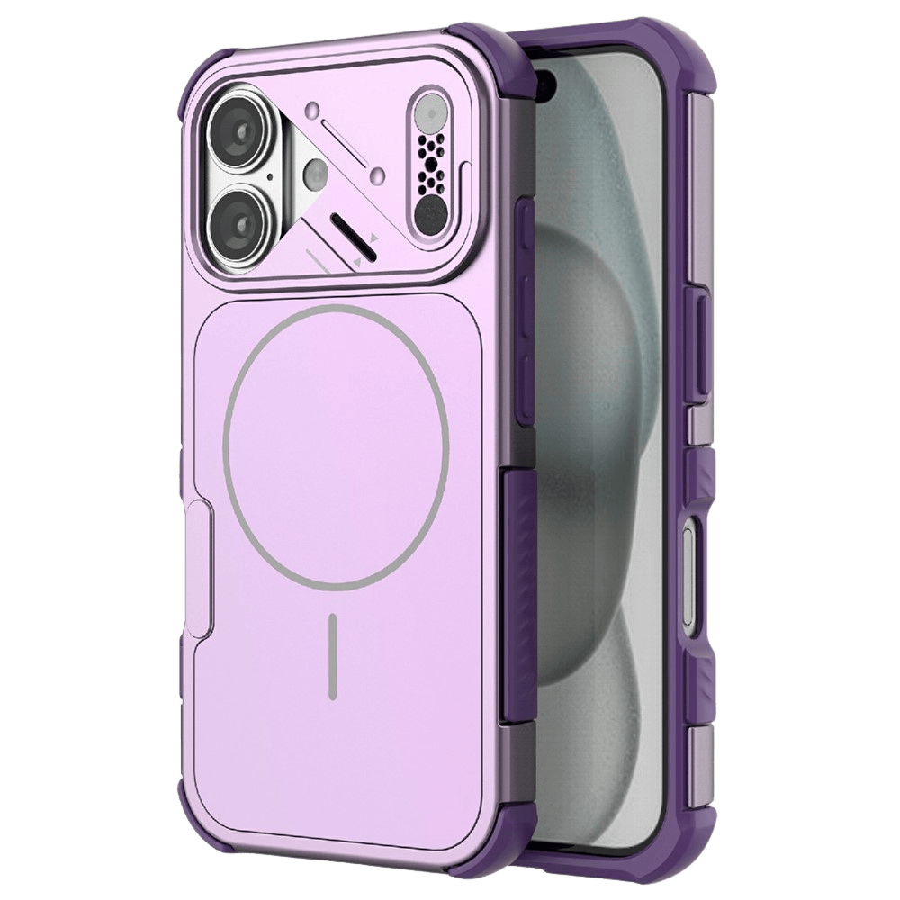 CaseBody Apple iPhone 16 Shockproof MagSafe Back Cover Paars