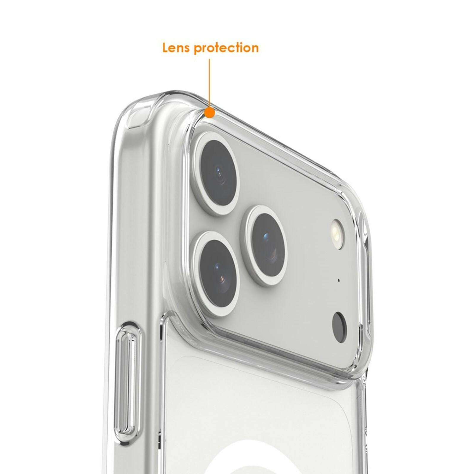 CaseBody Apple iPhone 17 Pro MagSafe Airbag Hoesje Transparant