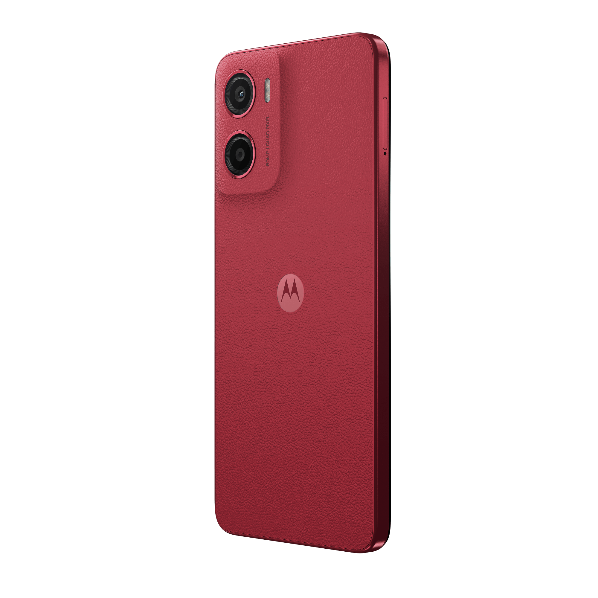 Motorola Moto G05 Plum Red - Aanzicht vanaf rechts