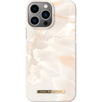 Ideal of Sweden iPhone 14 Pro Max Fashion Hoesje Rose Pearl Marble - Achterkant