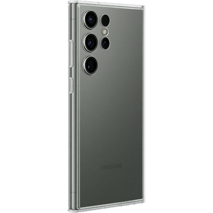 Samsung Galaxy S23 Ultra Frame Case Wit - Achterkant