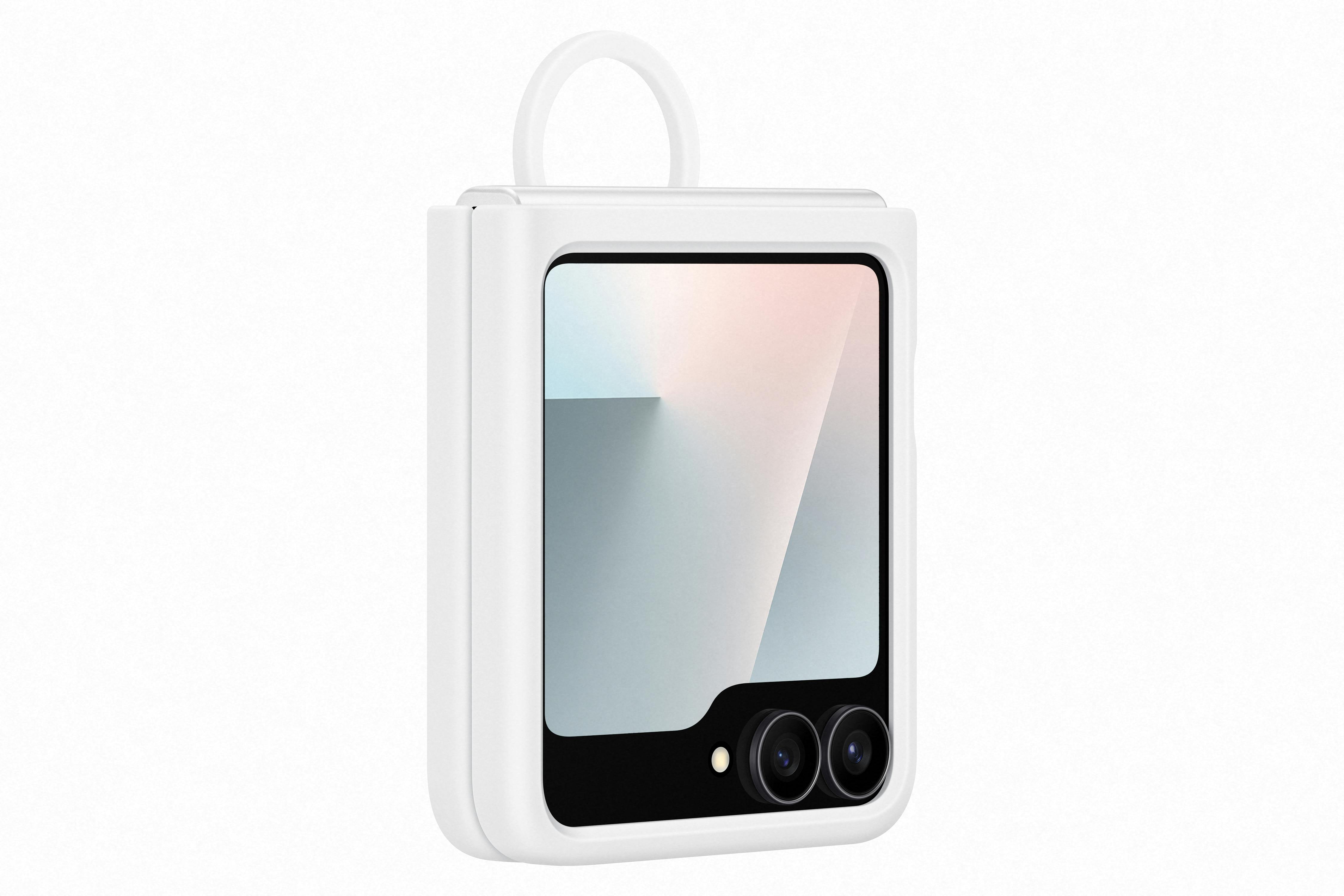 Samsung Galaxy Flip7 FE Siliconen Case Wit