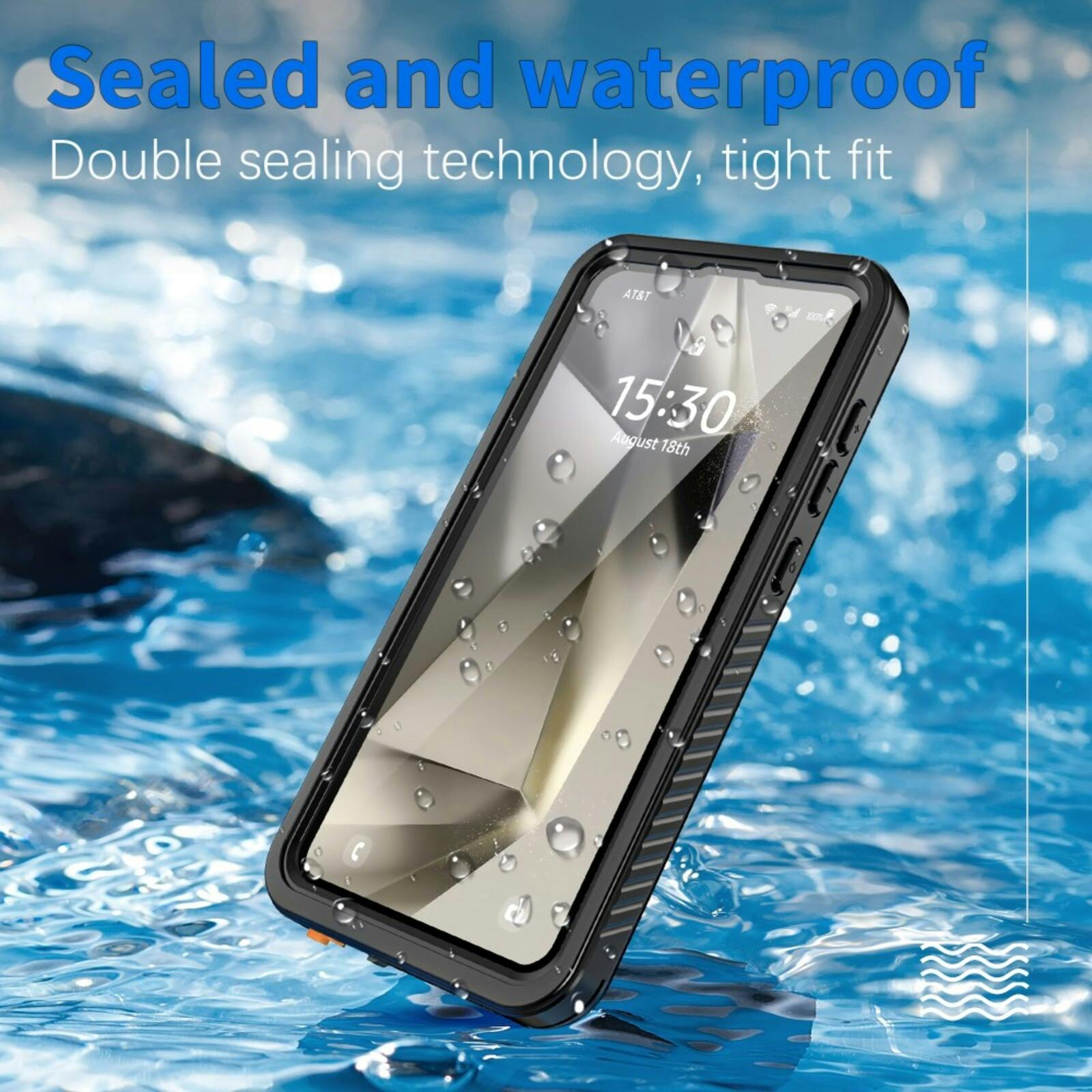 REDPEPPER Samsung S25 Plus FS Series Waterproof Case Zwart