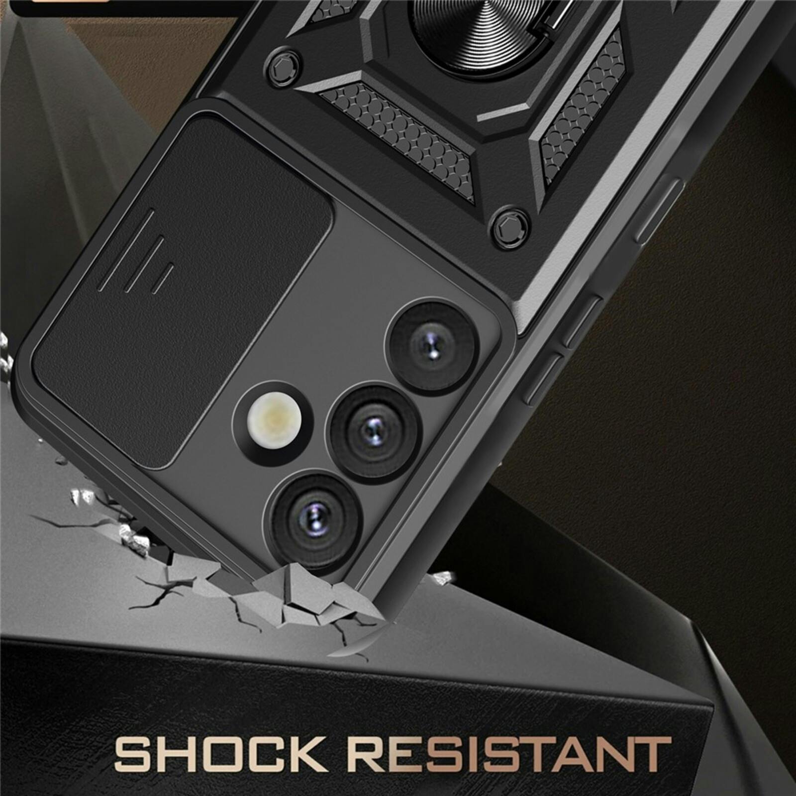 CaseBody Samsung Galaxy S25 Shield Hoesje Zwart