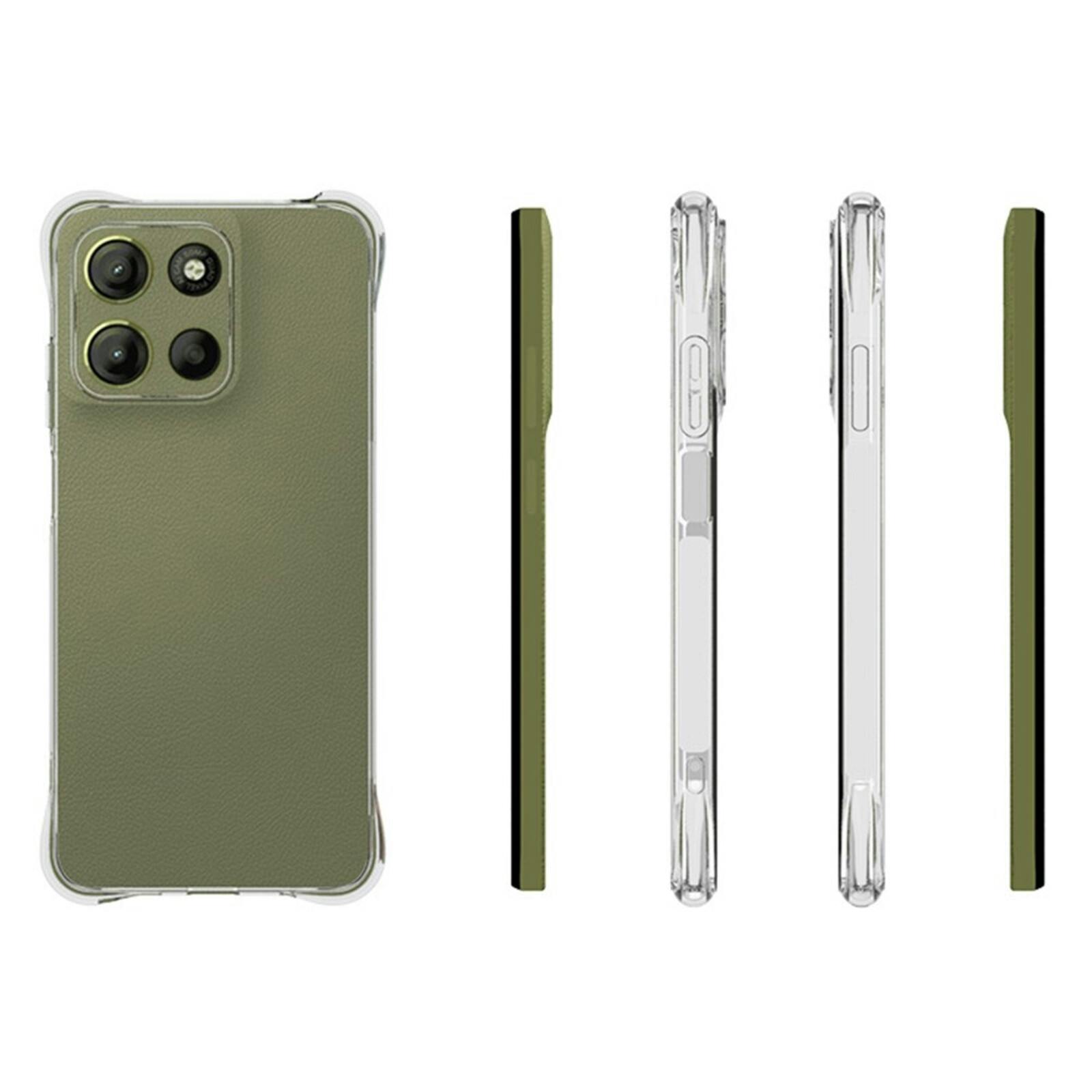 CaseBody Motorola Moto G17 (Power) Shockproof Hoesje Transparant