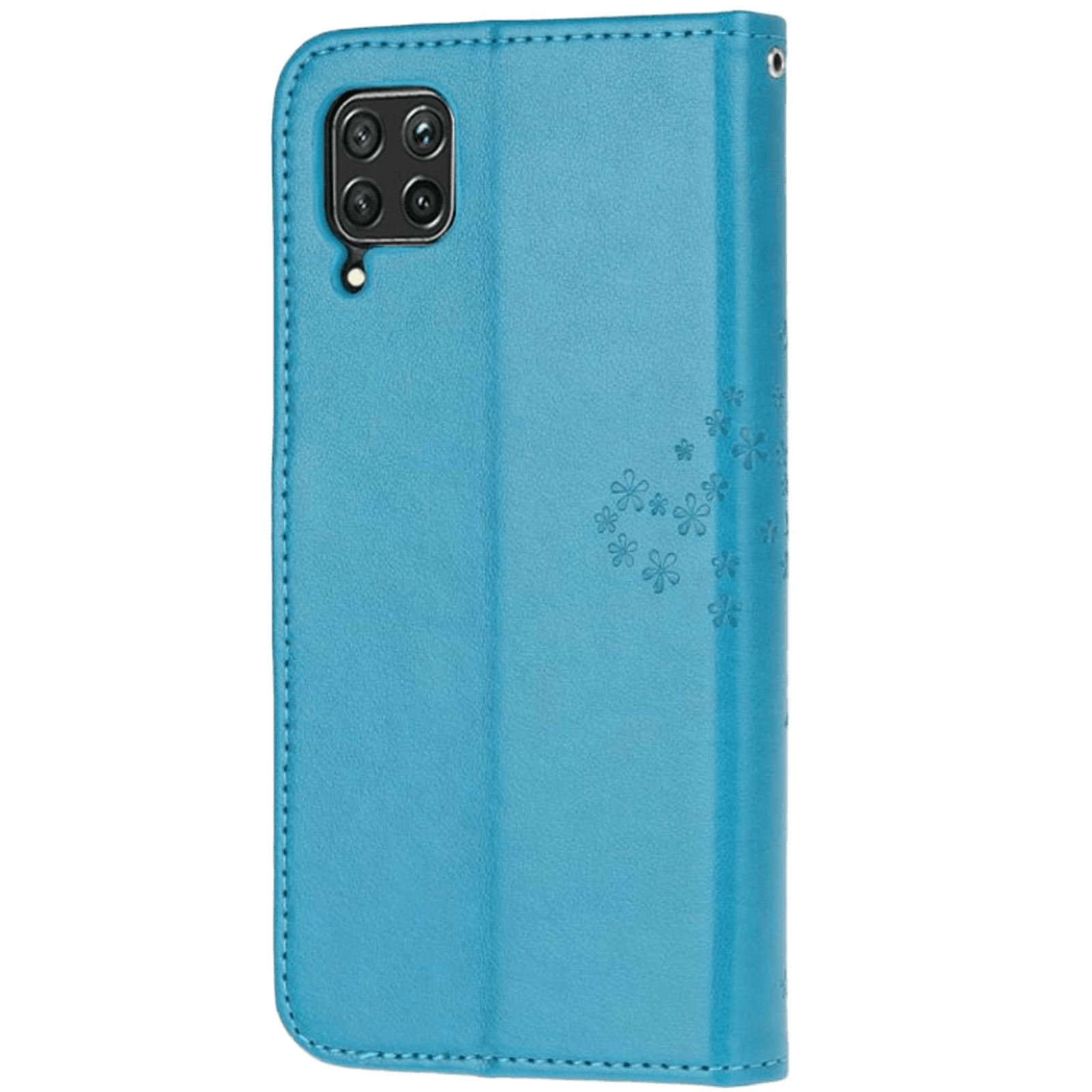 Comfycase Huawei P40 Lite bookcase hoesje uiltjes Blauw