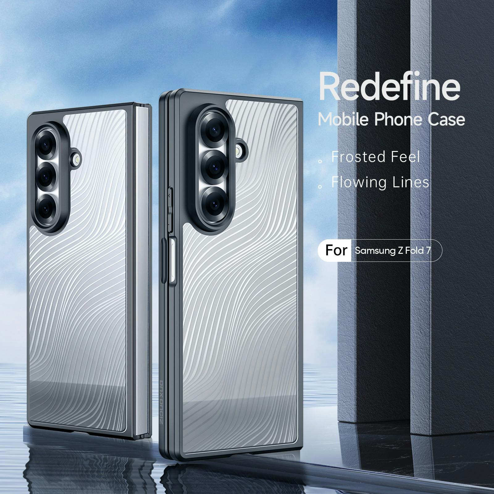 DUX DUCIS Samsung Galaxy Z Fold7 Aimo Series Eco Hoesje Zwart