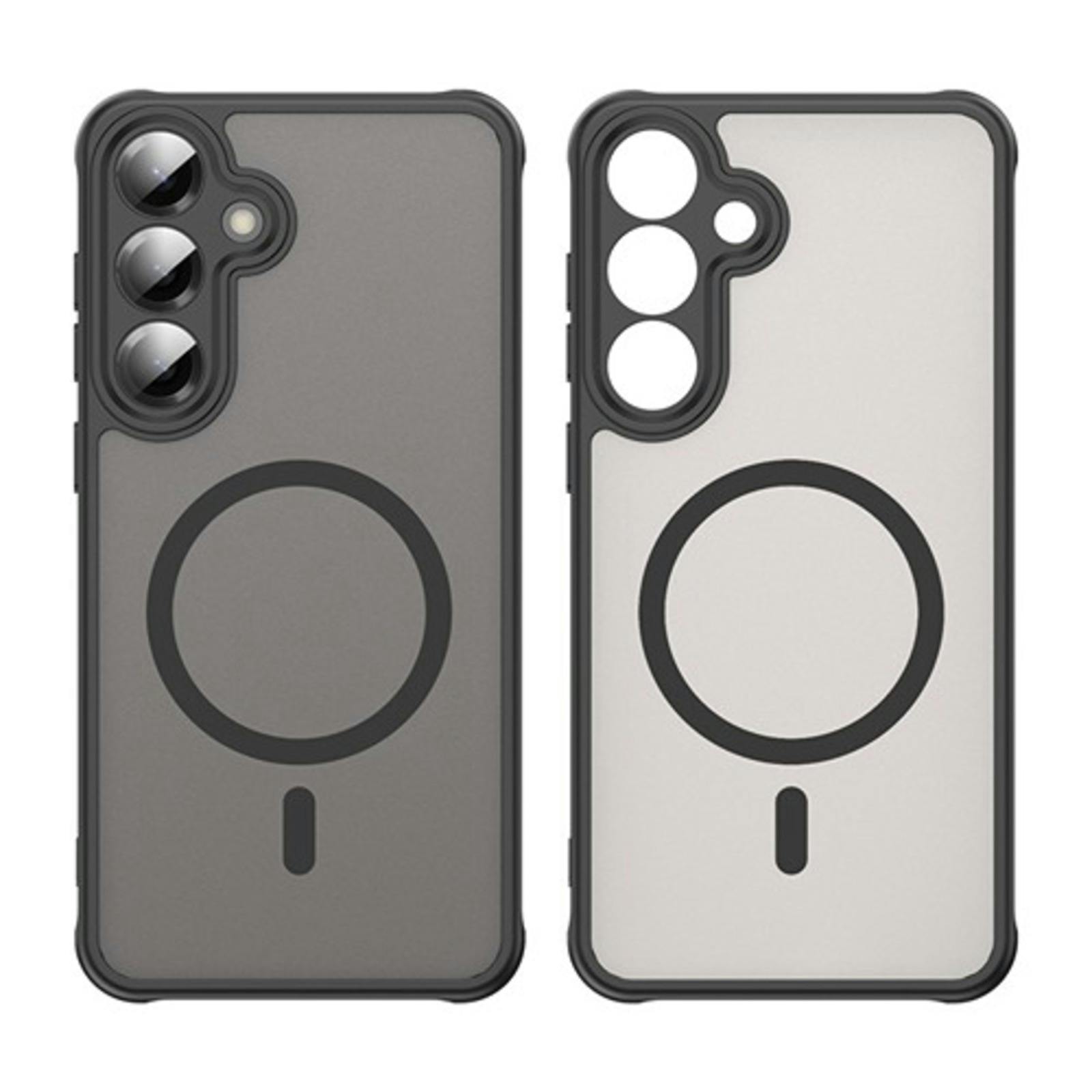 CaseBody Samsung A36 Slim Anti-Shock MagSafe Hoesje Zwart