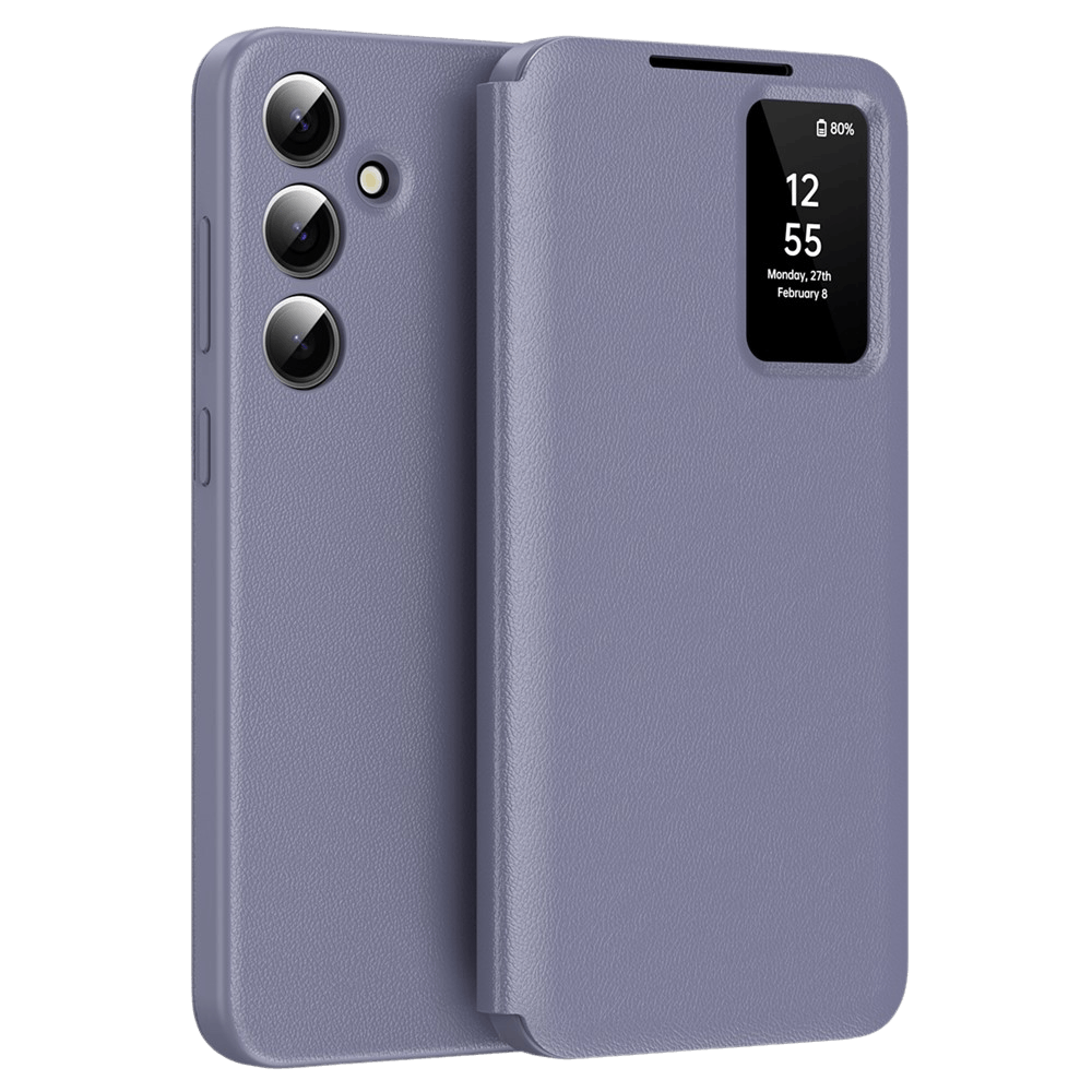 CaseBody Samsung Galaxy S24 Smart Cover Paars