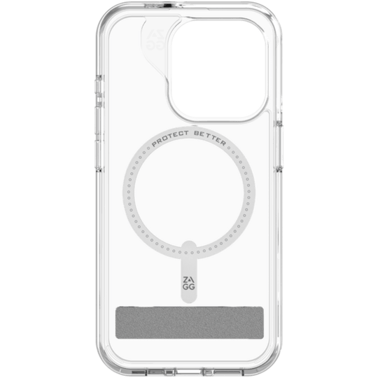 ZAGG iPhone 15 Pro Crystal Palace Kickstand Hoesje Transparant