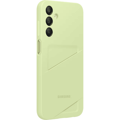 Samsung Galaxy A15 Kaarthouder Hoesje Lime - Voorkant