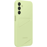 Samsung Galaxy A15 Kaarthouder Hoesje Lime - Voorkant