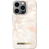 Ideal of Sweden iPhone 14 Pro Fashion Hoesje Rose Pearl Marble - Voorkant