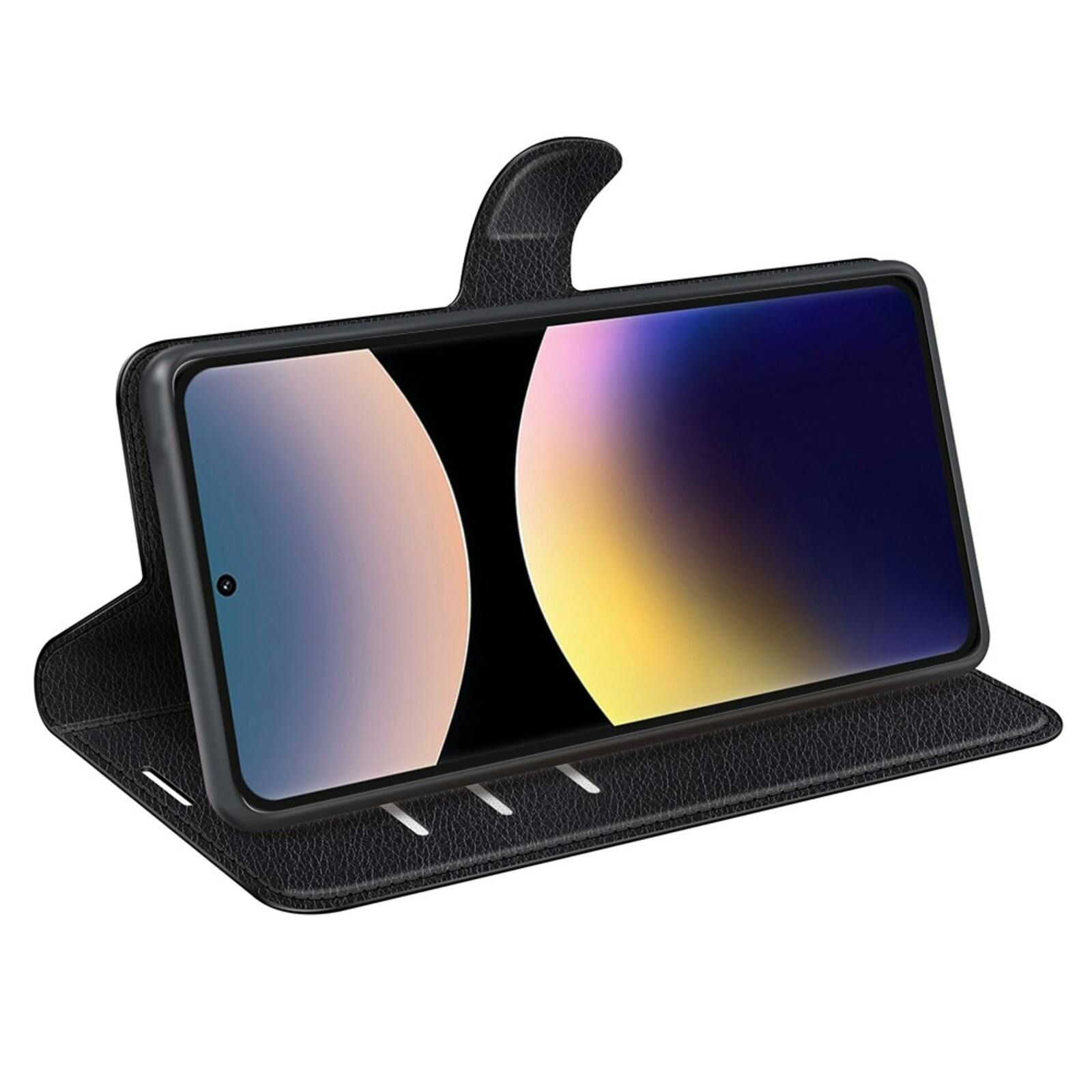 CaseBody Xiaomi Redmi Note 14 Pro Portemonnee Hoesje Zwart