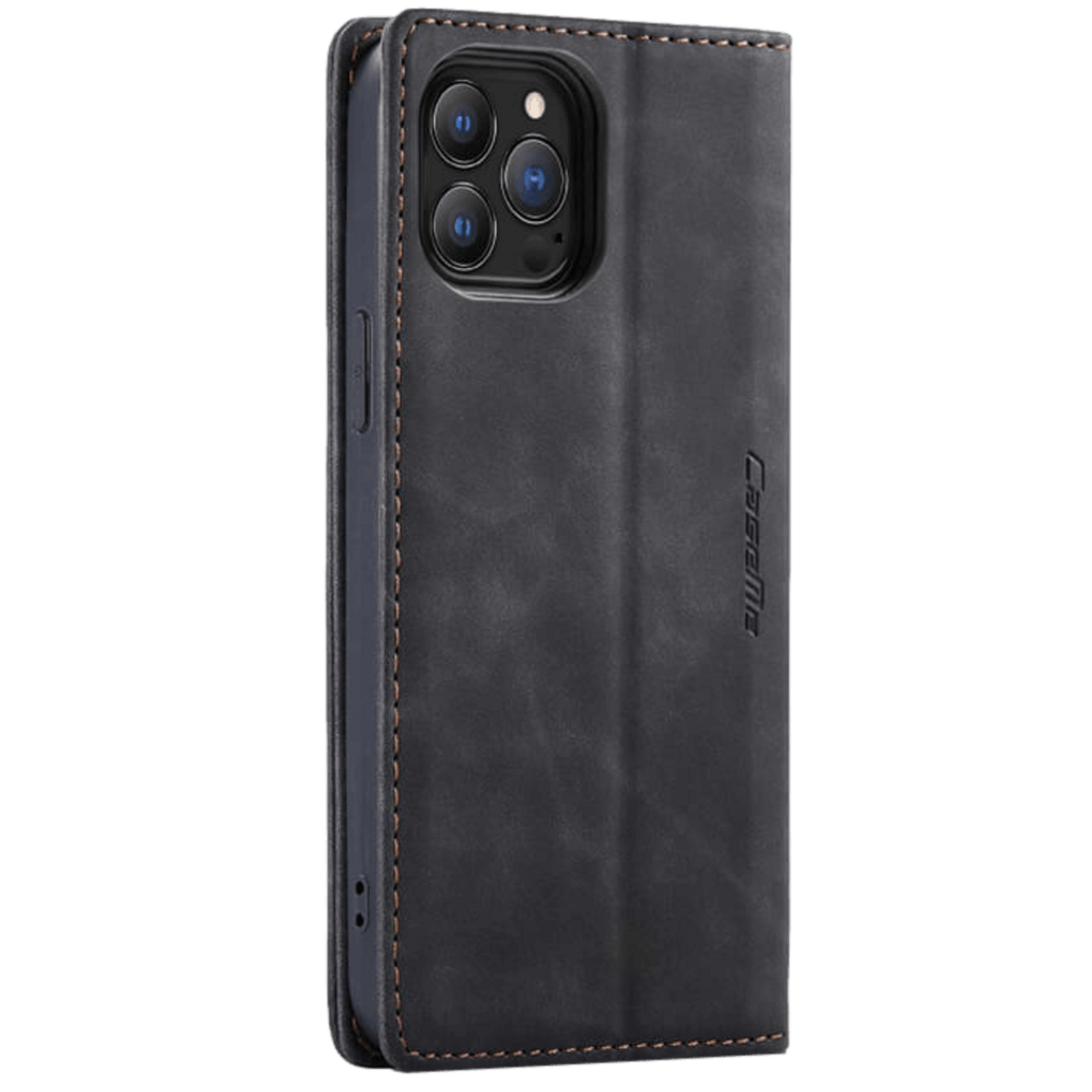 Caseme iPhone 13 Pro Max Business Wallet Bookcase Hoesje Zwart