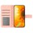 Mocaa Samsung Galaxy A35 Sunflower Bookcase met Koord Roze