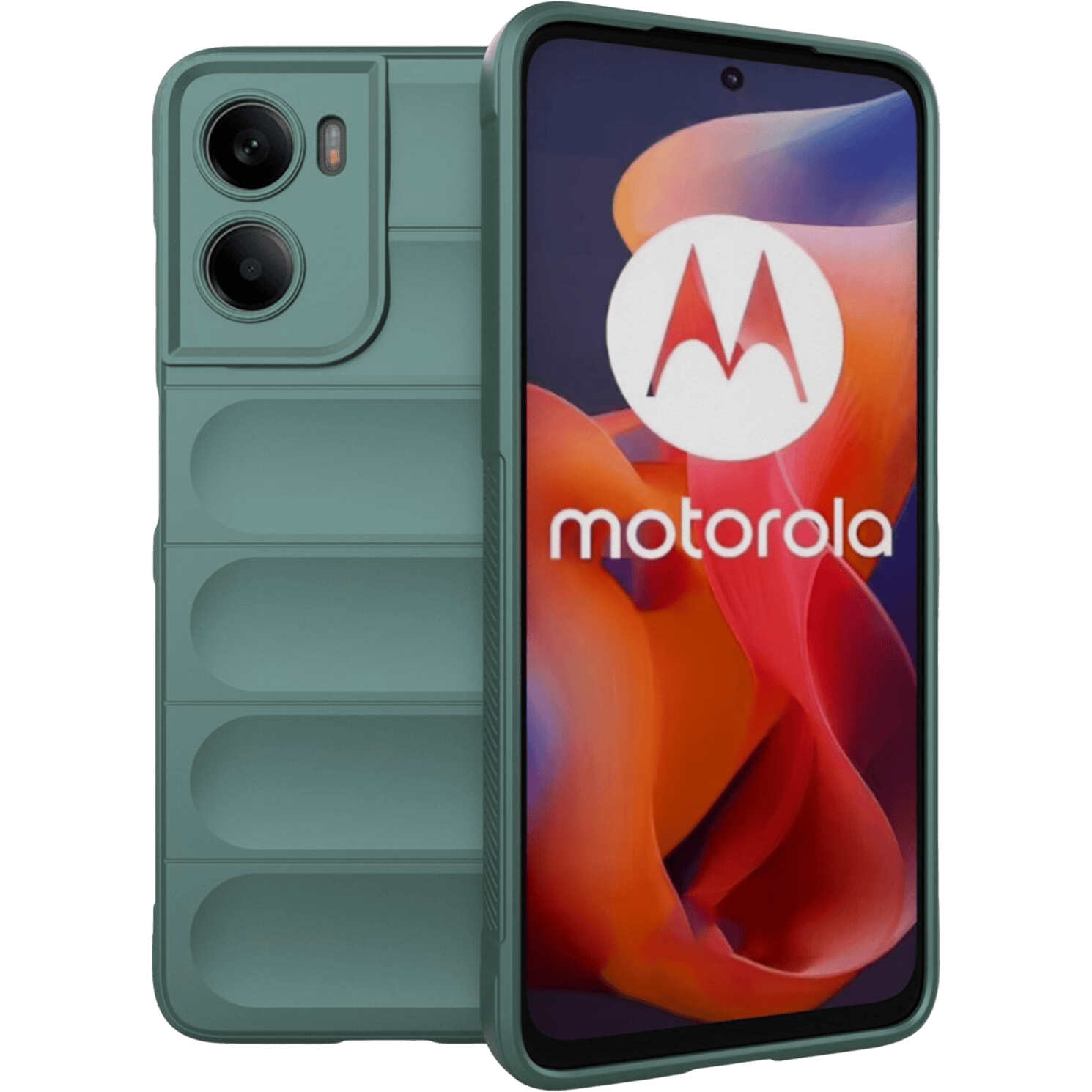 Comfycase Motorola Moto E15/G05s Cushion Case Groen
