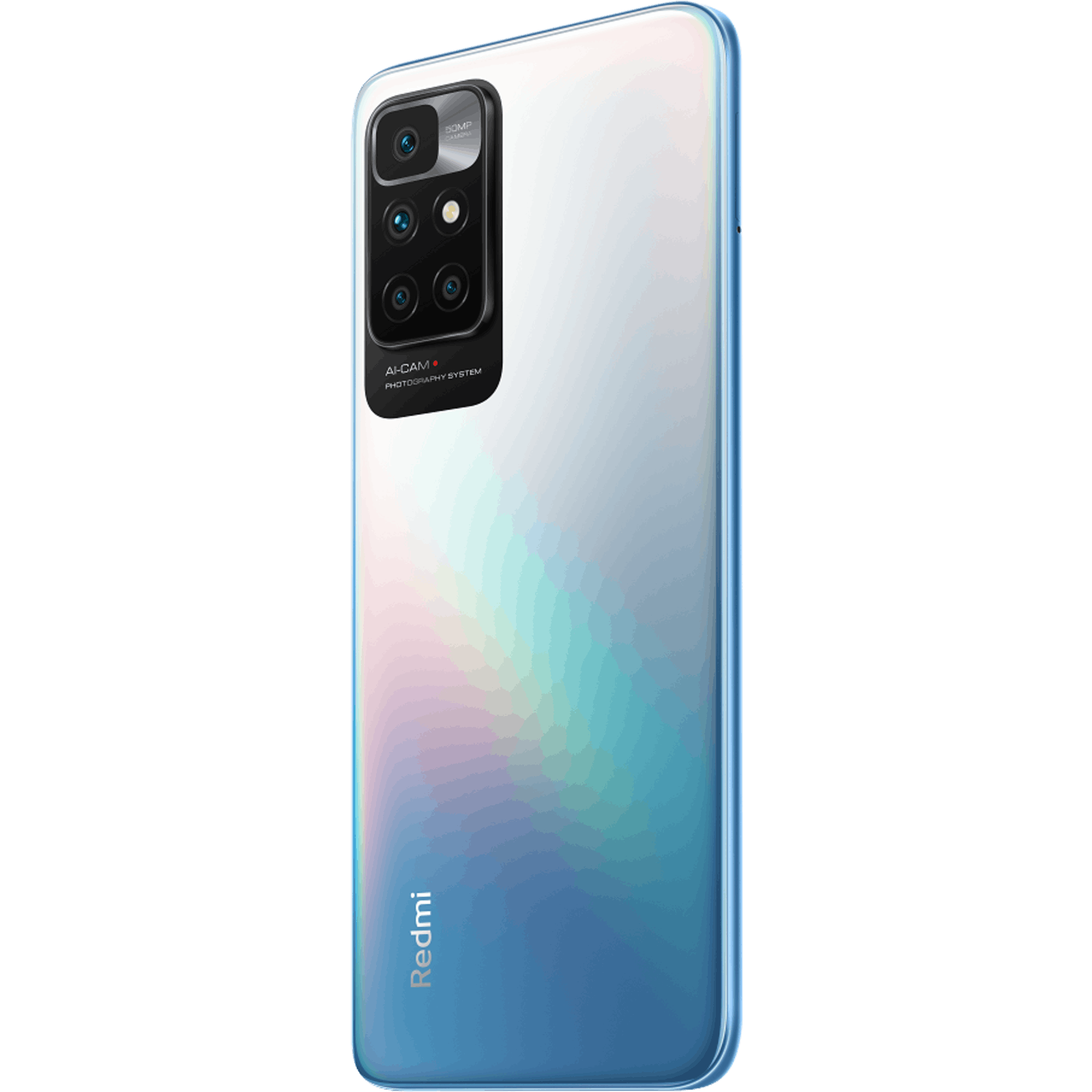 Xiaomi Redmi 10 2022 Blue - Aanzicht vanaf links