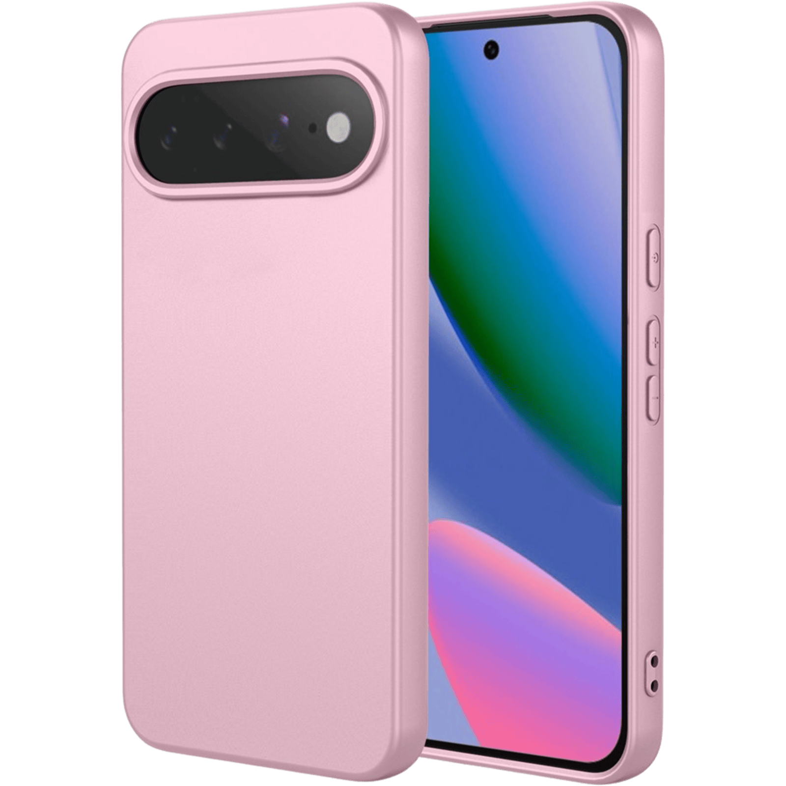 Mocaa Google Pixel 11 Siliconen Hoesje Roze