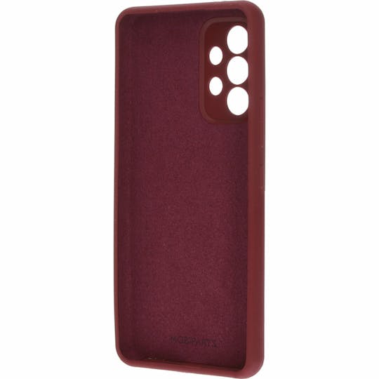Mobiparts Galaxy A53 Siliconen Hoesje Plum Red