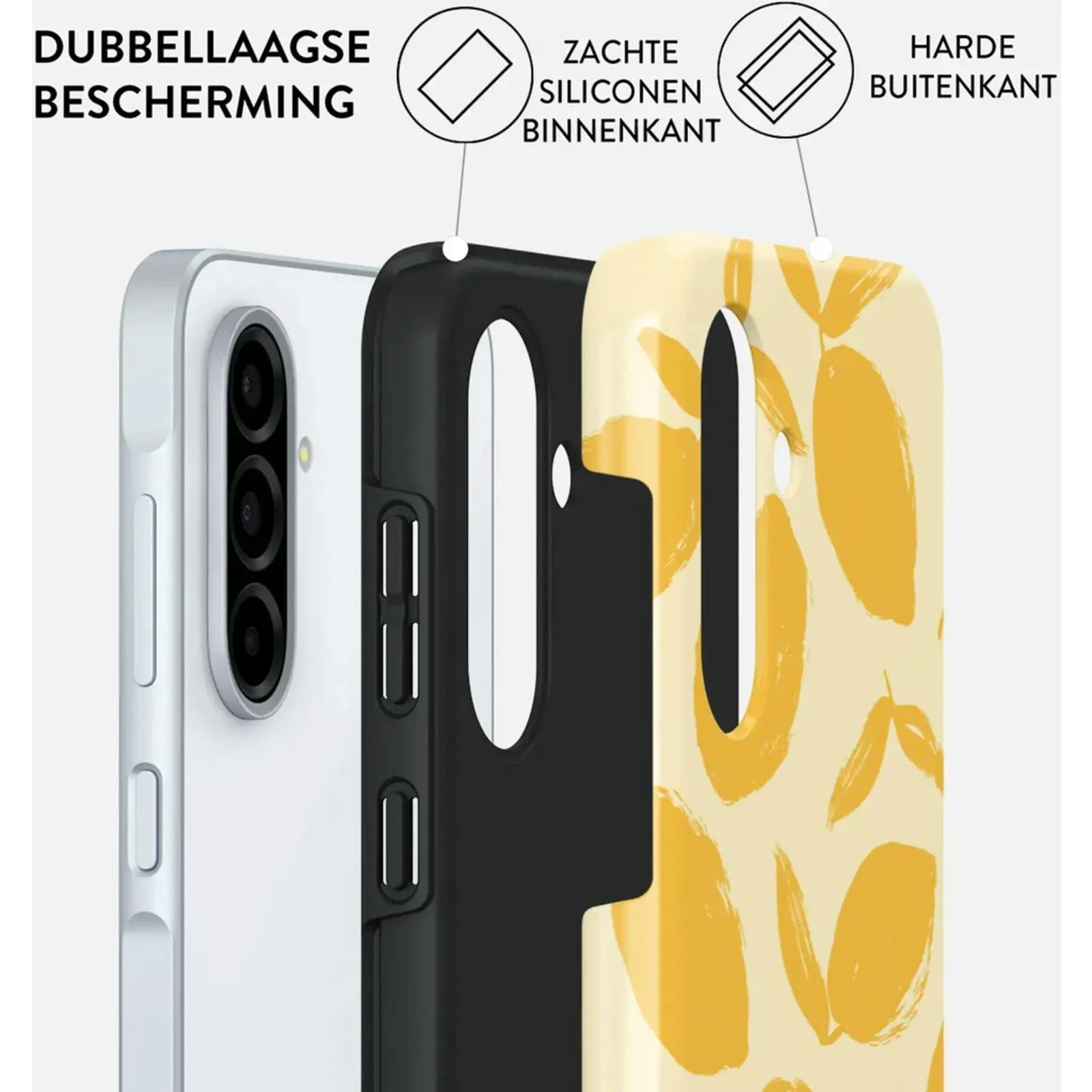 Burga Samsung Galaxy S25 Plus Fashion Hoesje Lemon