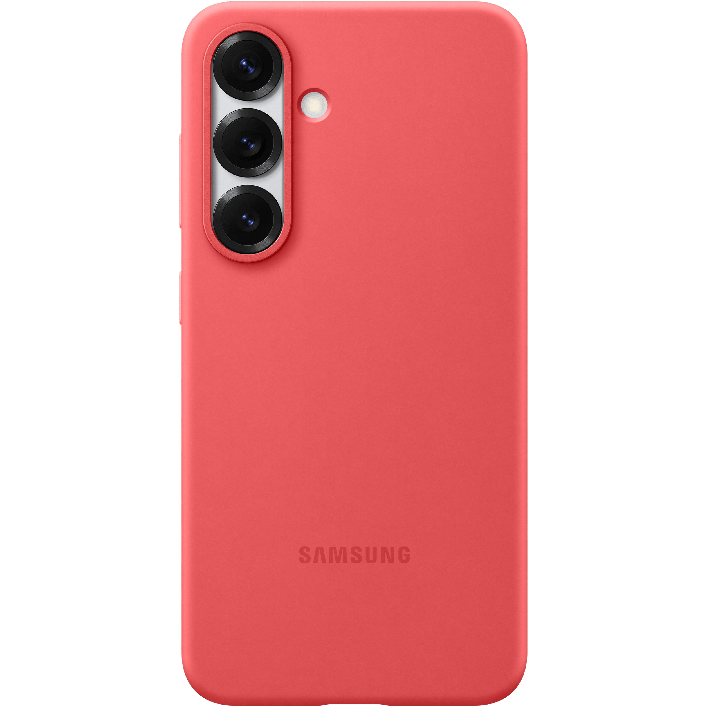 Samsung Galaxy S25 Siliconen Hoesje Rood