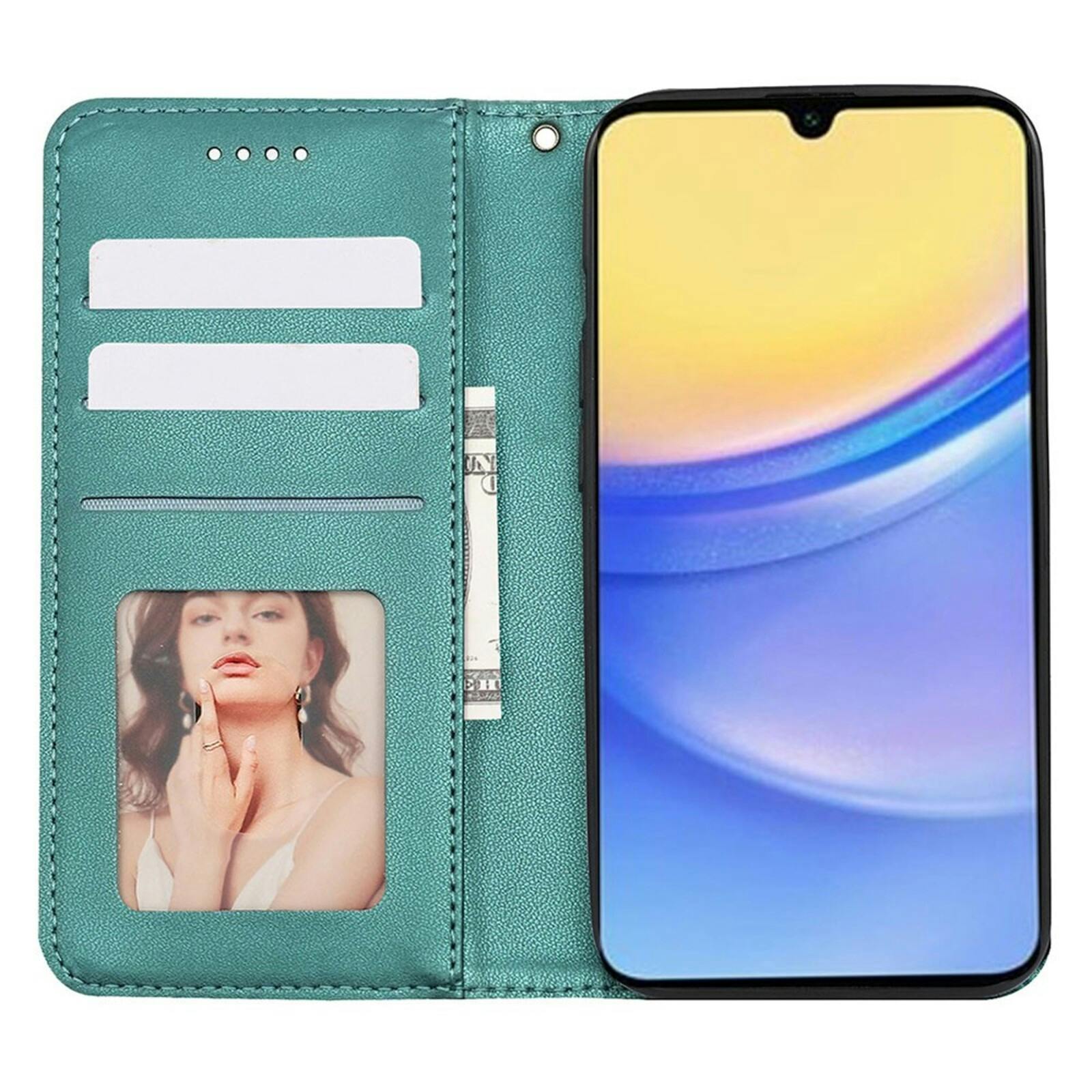 TwoTone Samsung Galaxy A36 Slim Magnetic Bookcase Groen