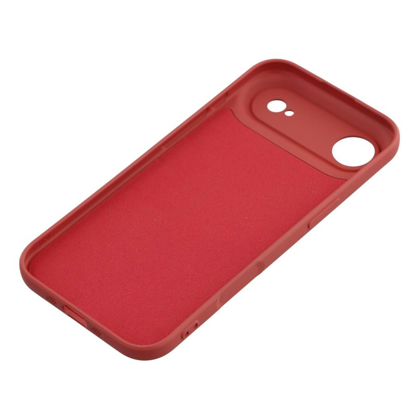 Mocaa Apple iPhone 17 Air Lens Protection Hoesje Rood