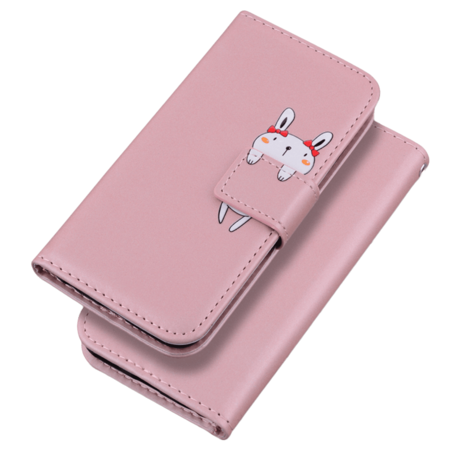 Mocaa Samsung Galaxy A71 Creature Series Bookcase Bunny Roze