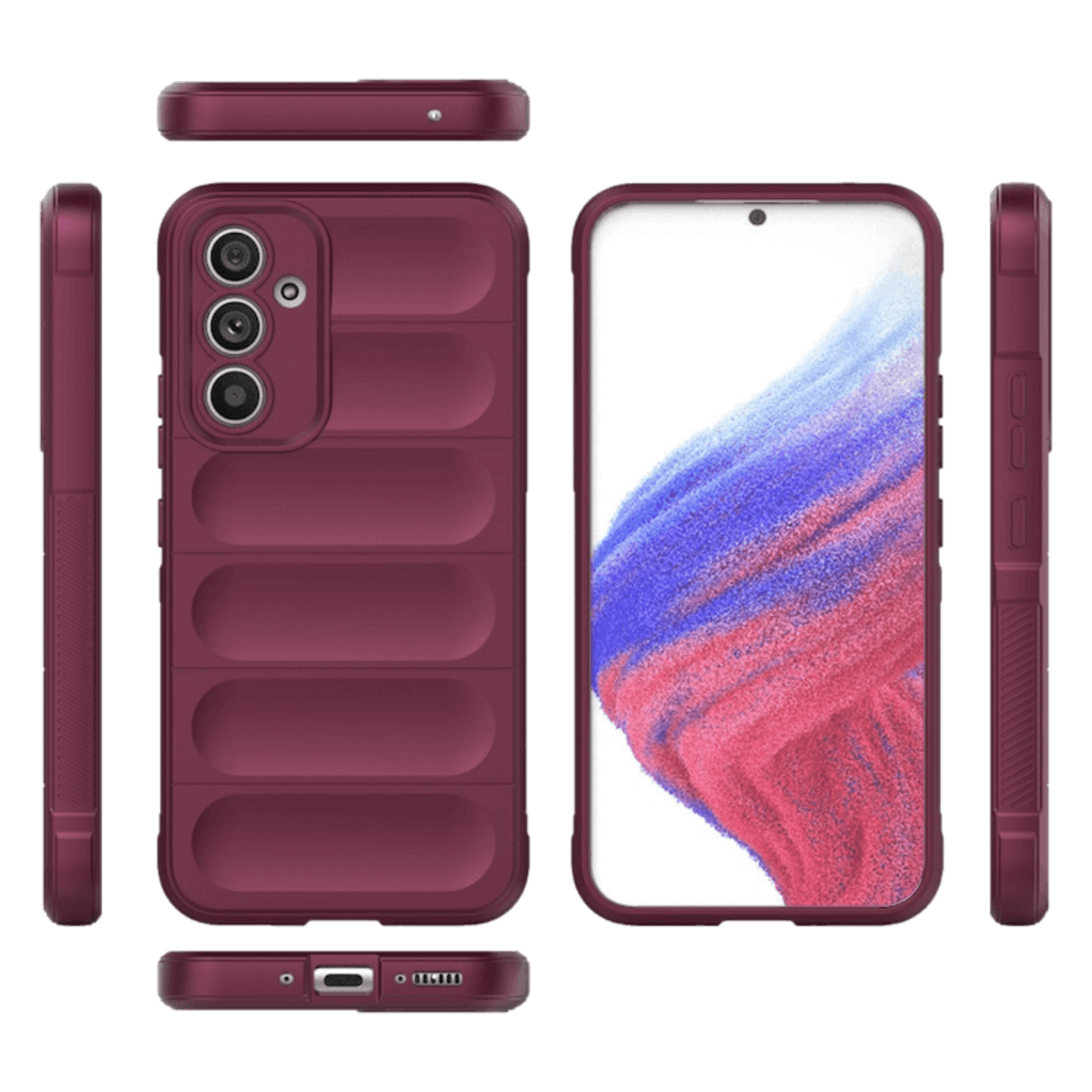 Comfycase Samsung Galaxy A54 Cushion Case Rood