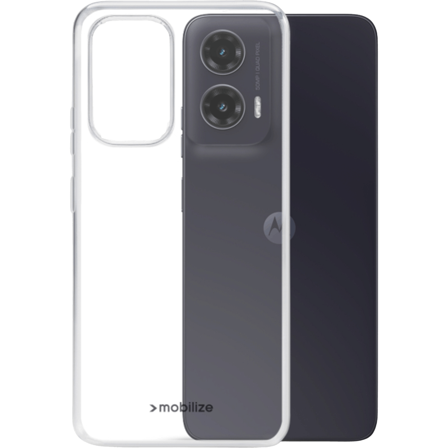 Mobilize Motorola Moto G35 TPU Hoesje Transparant