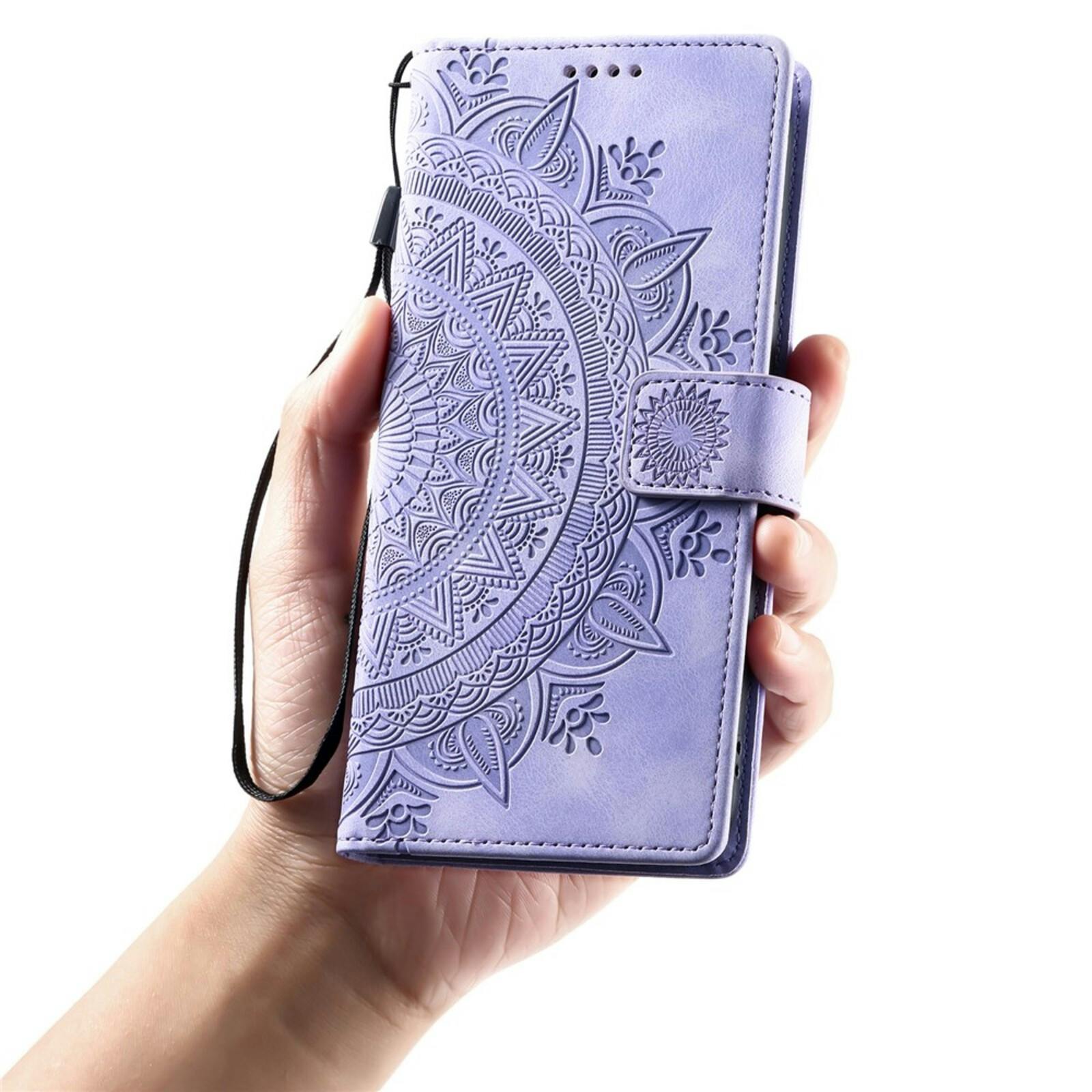 Comfycase Samsung Galaxy S26 Ultra Mandala Bookcase Paars