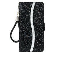Fashion Samsung Galaxy S20 Shimmer and Shine Bookcase Zwart