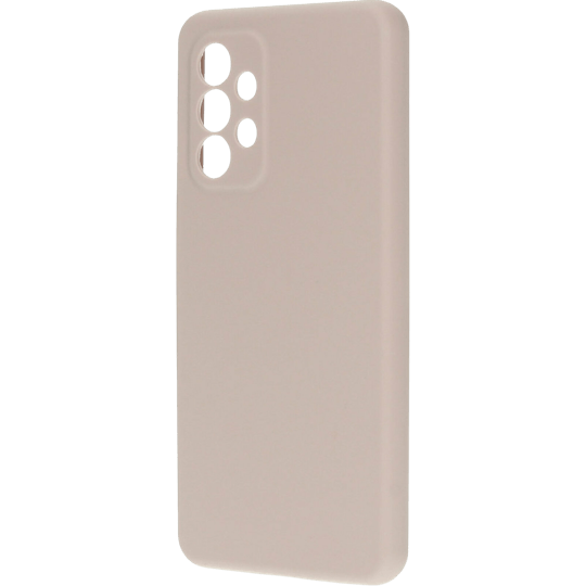 Mobiparts Galaxy A53 Siliconen Hoesje Soft Salmon - Voorkant
