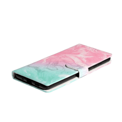 Comfycase Samsung Galaxy S20 Kleurrijk Marmer Bookcase Hoesje Meerkleurig
