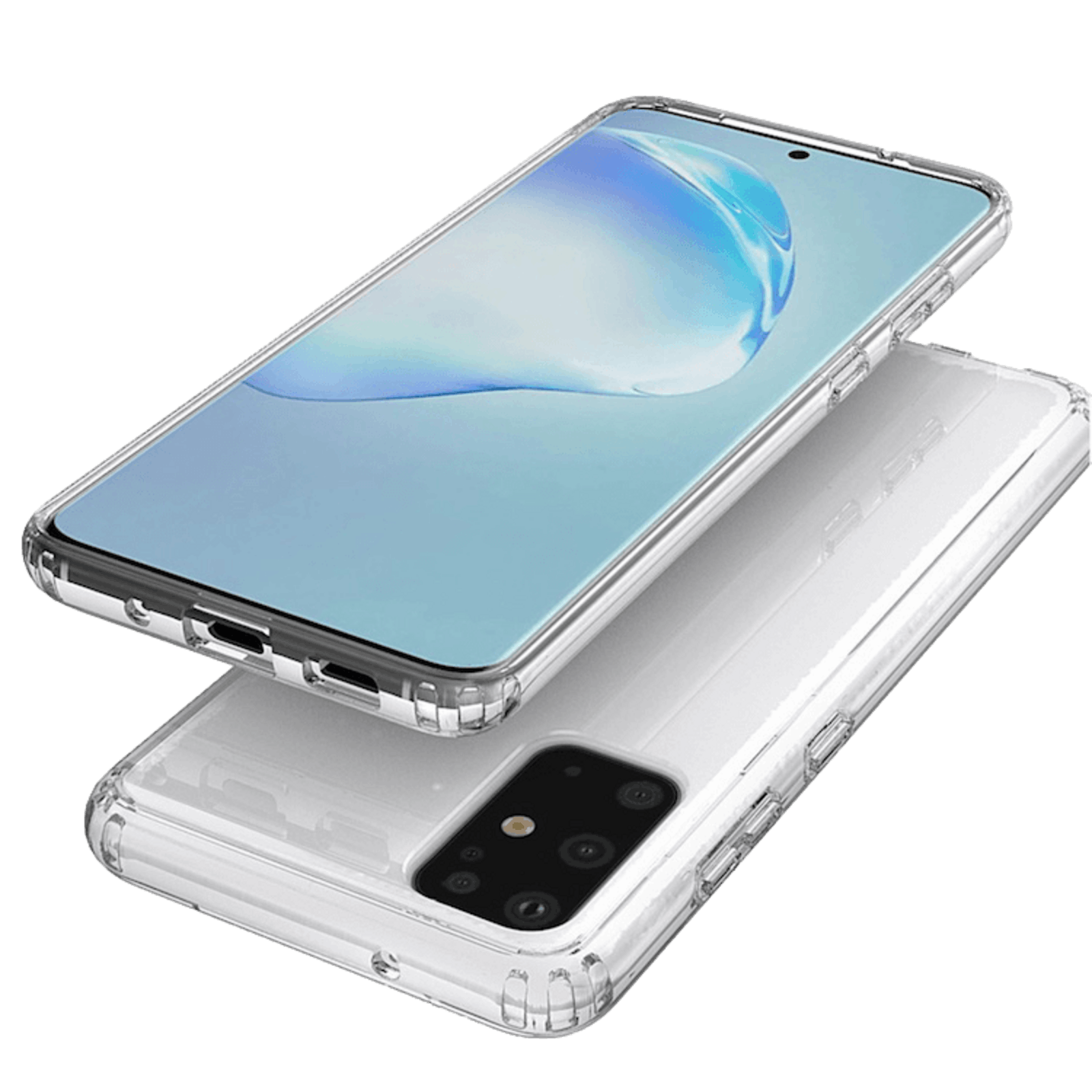 CaseBody Samsung Galaxy S20 Plus Clear Guard Hoesje Transparant